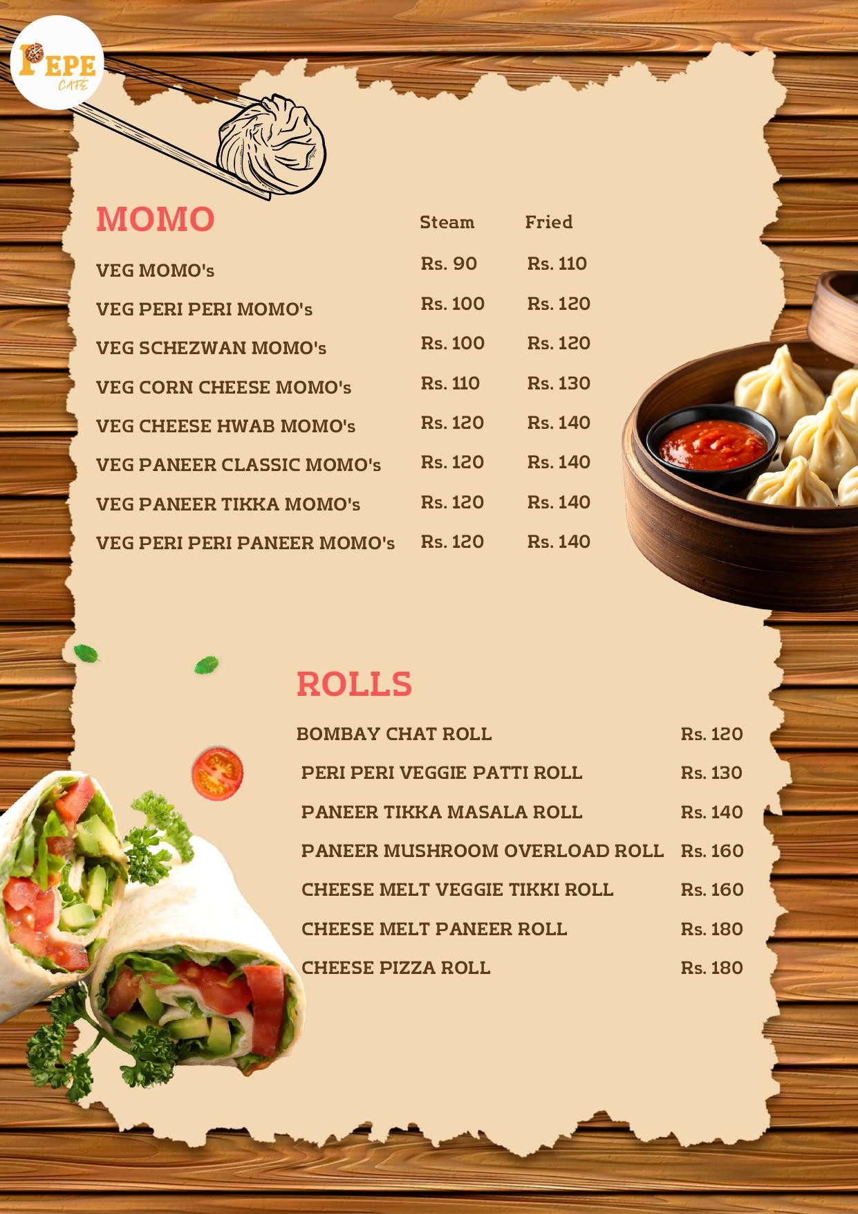 Momos & Rolls